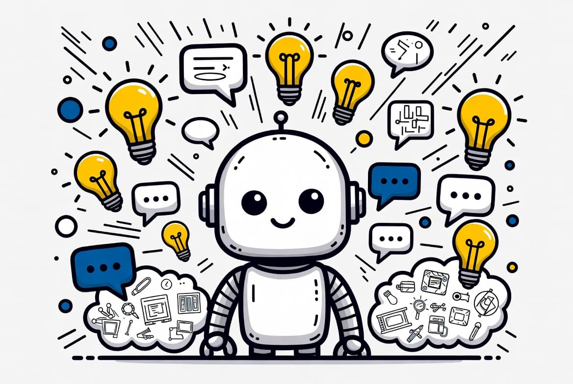 AI helping a creator discover their ideal product idea